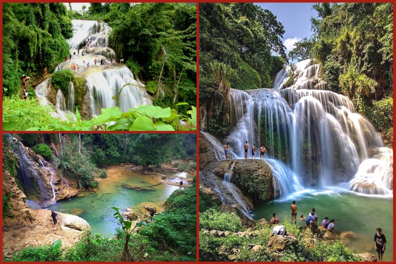 Mu Waterfall in Hoa Binh, Vietnam